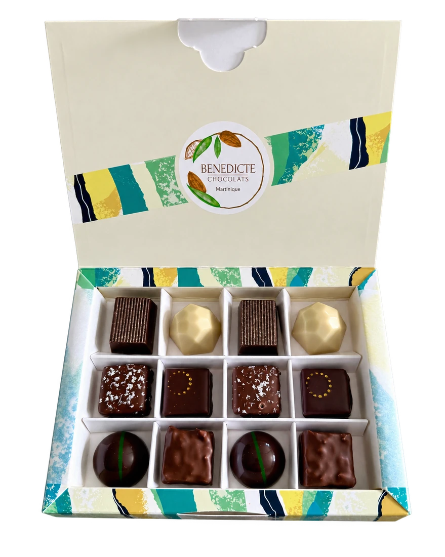 Coffret Collection Exclusive de 12 bonbons de chocolat, édition limitée