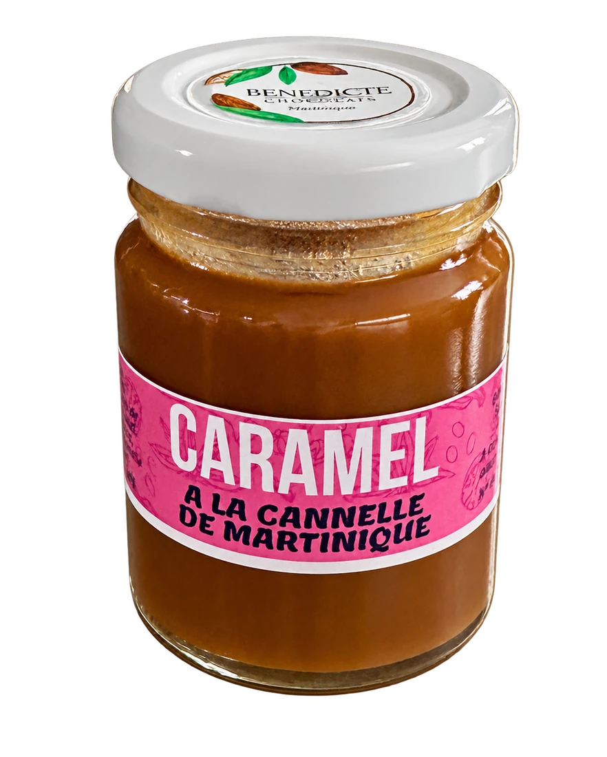 Pot de caramel à la cannelle de Martinique, Maison Bénédicte